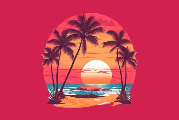 Download Summer Time Surf and Palms in California - Palms Collection