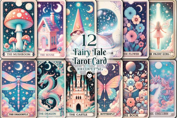 Download Fairy Tale Tarot Card Sublimation Bundle - Fairy tale Collection