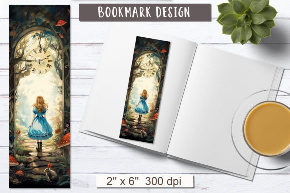 Download Alice in Wonderland Fairy Tale Bookmark - Fairy tale Collection