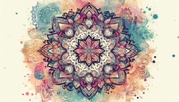 Download Bohemian Mandala Flowers - Bohemian Collection